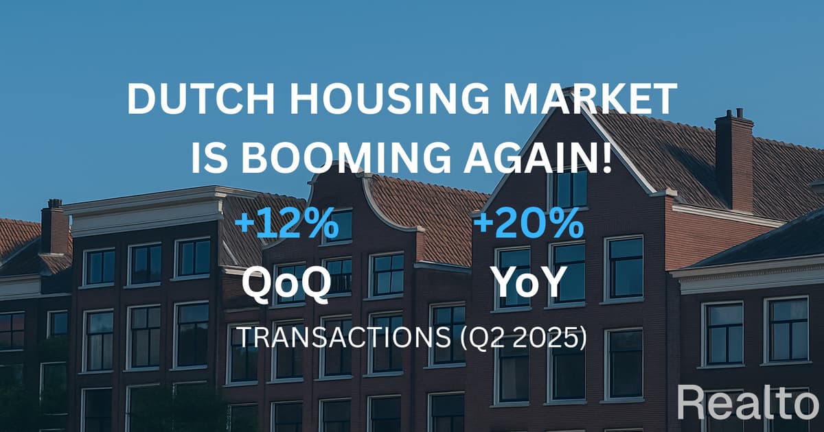 Dutch Housing Market Q2 2025: Transaction Boom Signals New Momentum